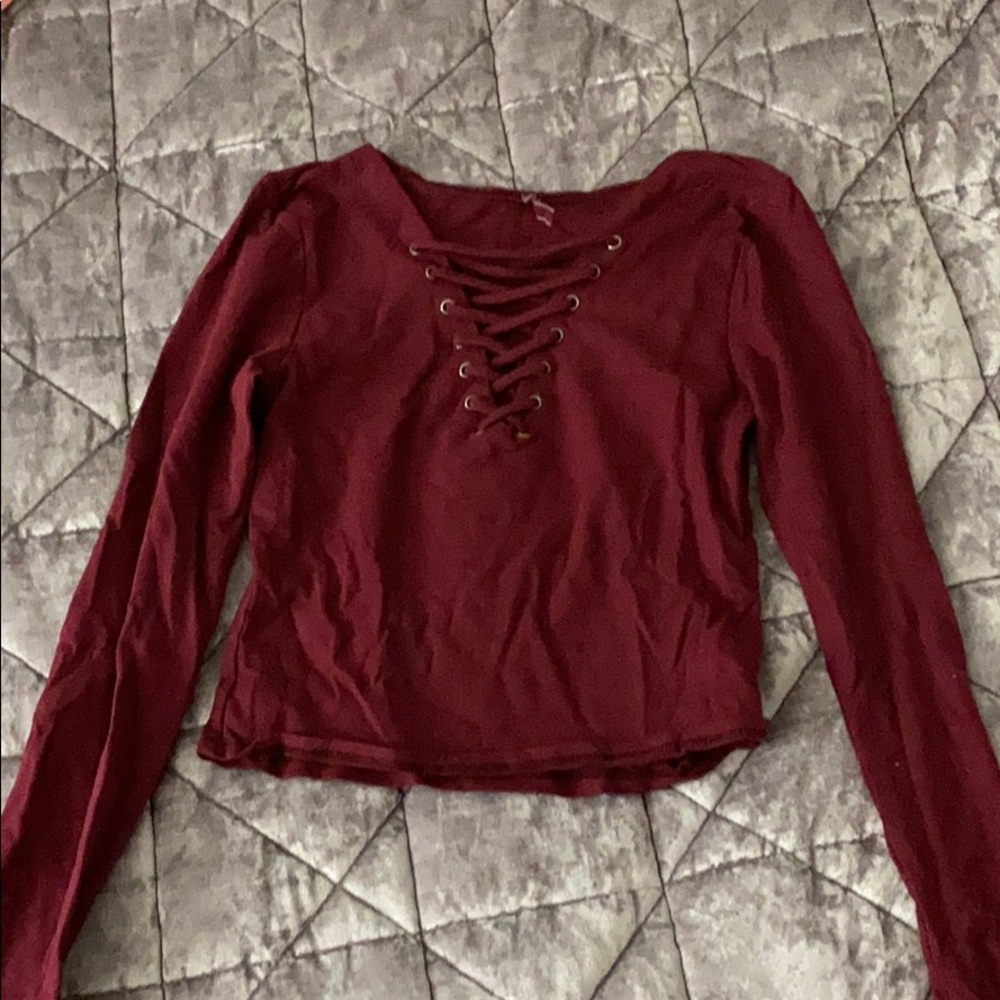 Lace-Up Top